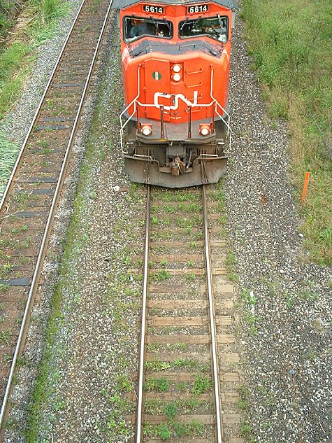 A powered boxcar