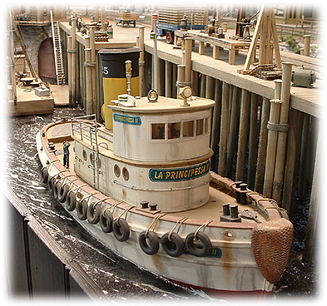 Lindberg Line tugboat model