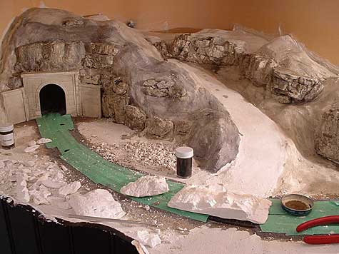 Staining the rocks