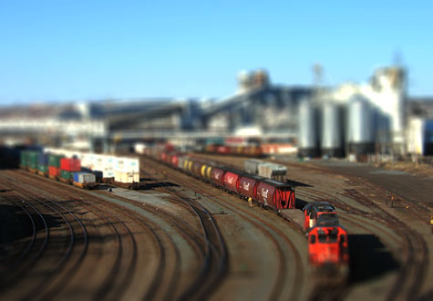Depth of field image